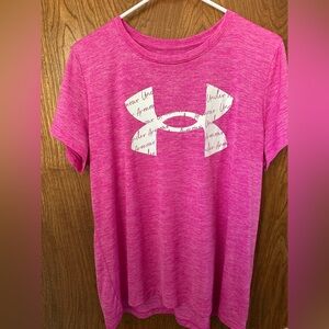 Under Armour Pink Short Sleeve Tee